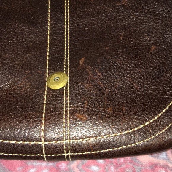 Vintage Leather Coach Patchwork Shoulder Bag RARE - Picture 8 of 16